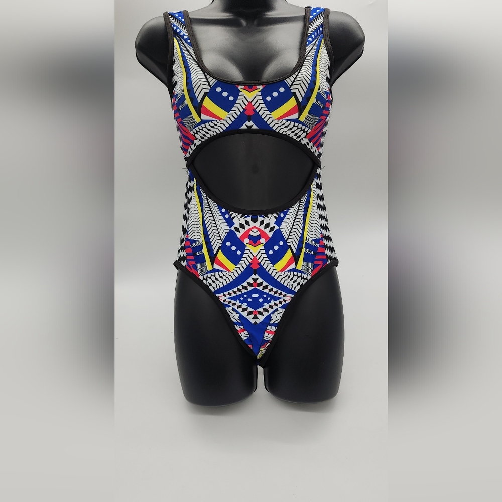 Colorful Geometric One-Piece Swimsuit